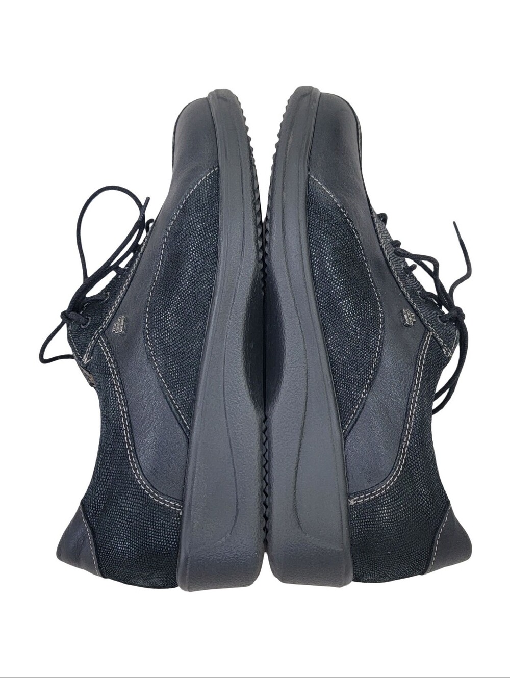Finn Comfort Ariano Womens Leather Oxfords Black UK 6 US 8.5 NO INSOLES - Picture 9 of 17